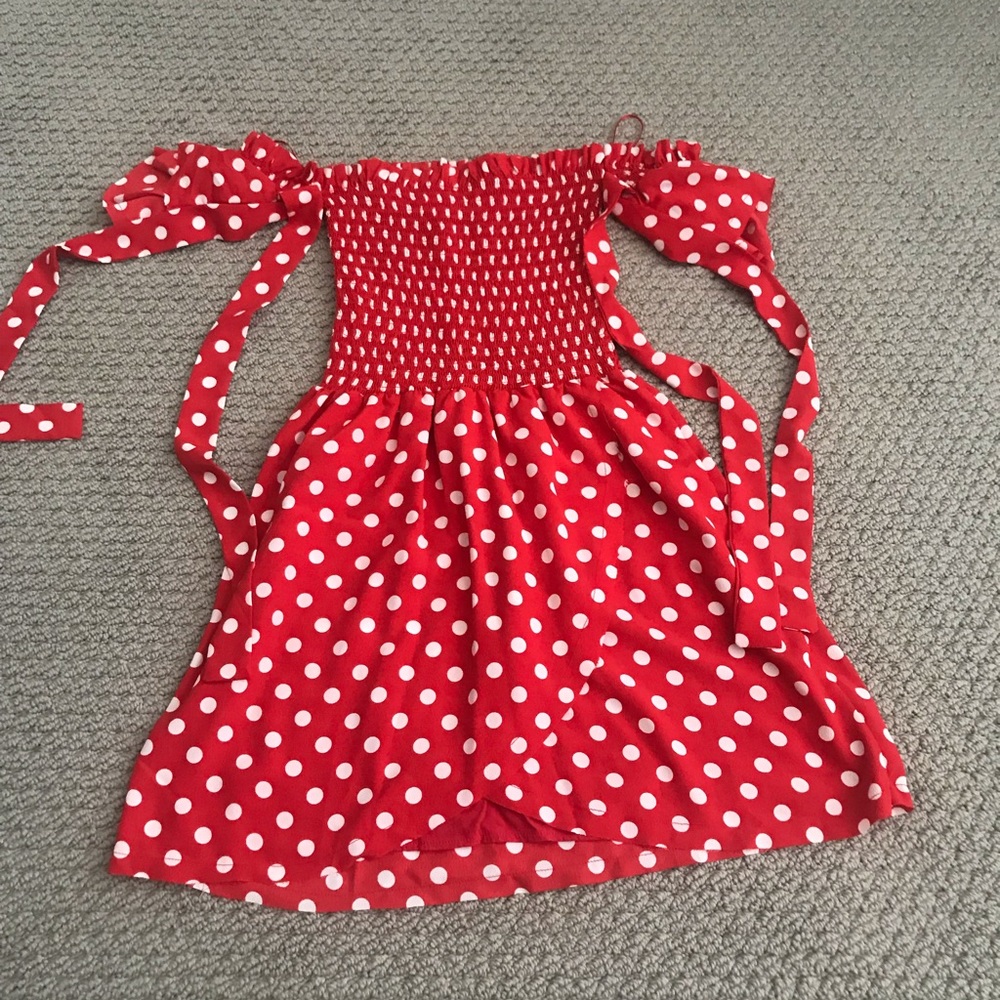 Vivi red mini dress